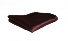     NM Satin Einstecktuch - Dunkelbraun Einstecktücher